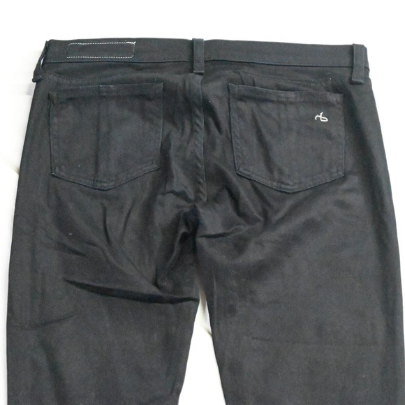 Rag + Bone 27 Legging Super Skinny Black Brushed Knit Jeans - Picture 6 of 7